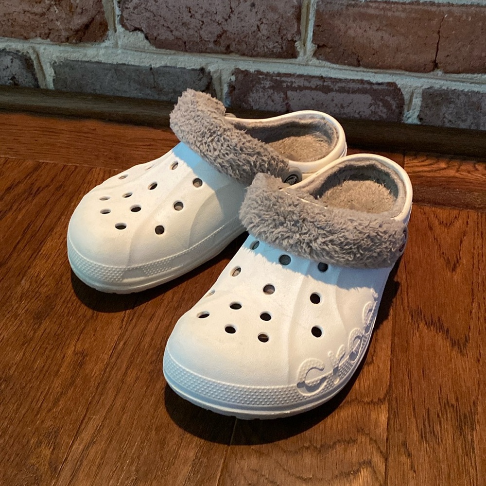 Fleece lined crocs